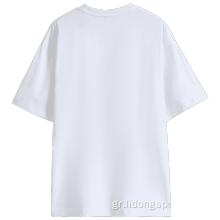 2022 Προσαρμοσμένη εκτύπωση Mens Fasion T Shirt Mens White T Shirt 100% βαμβάκι υψηλής ποιότητας T Shirt Blanks Mens